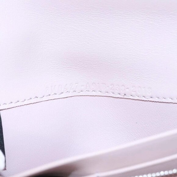 FENDI Peek A Boo Long Wallet Leather Pink 8M0427 - Picture 10 of 16